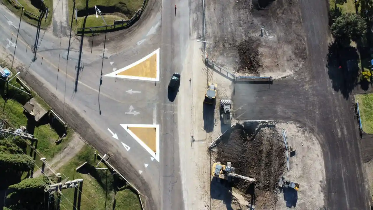 Finalizaron las obras de readecuación en el acceso a General Ramírez sobre la Ruta Nacional 12