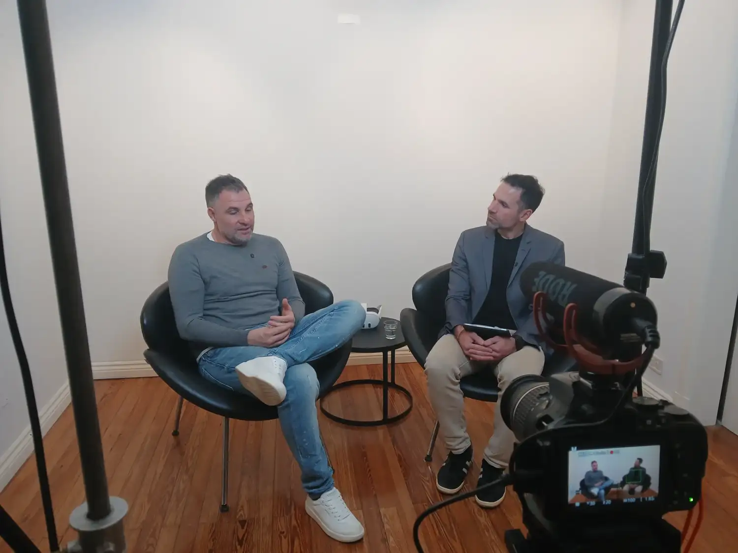 Mariano González con Rodrigo Rotonda, pensando el Tandil del 2050.