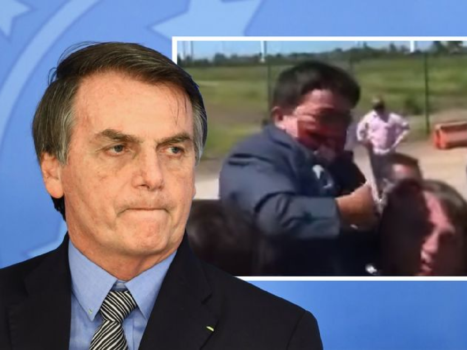 Bolsonaro alzó a una persona pequeña pensando que era un niño