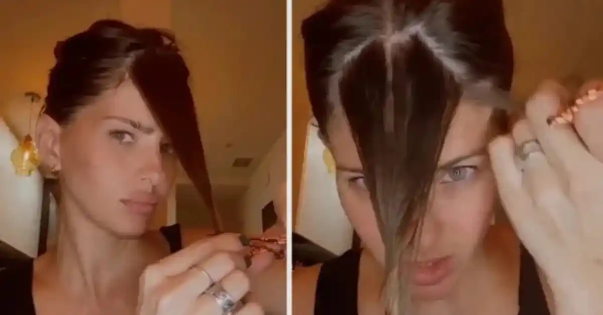 La China Suárez se cortó el pelo en un vivo de redes pero no salió cómo lo esperaba: “Uh, creo que la c...”