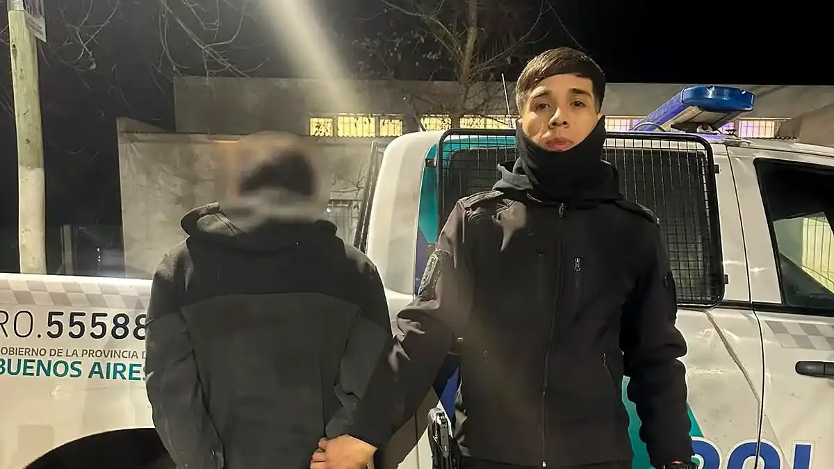 El sujeto fue detenido y puesto a disposición de la Justicia.