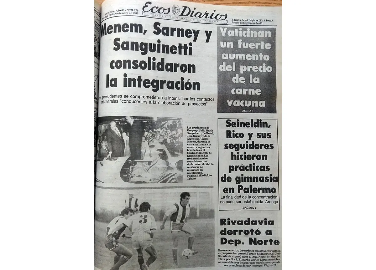 Domingo 12 de noviembre de 1989