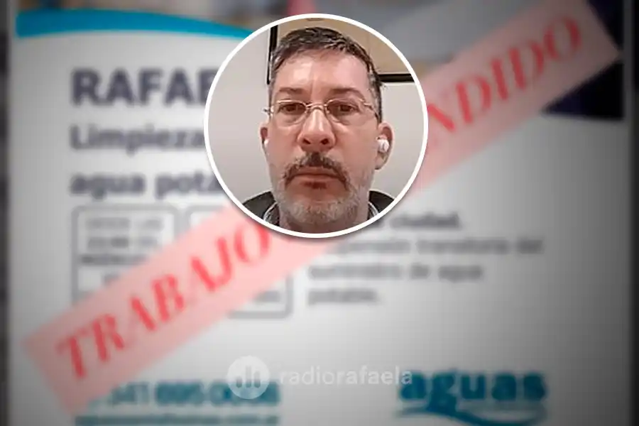 Germán Nessier, vocero de Aguas Santafesinas | Rafaela estará sin agua por trabajo de limpieza en la cisterna de agua potable