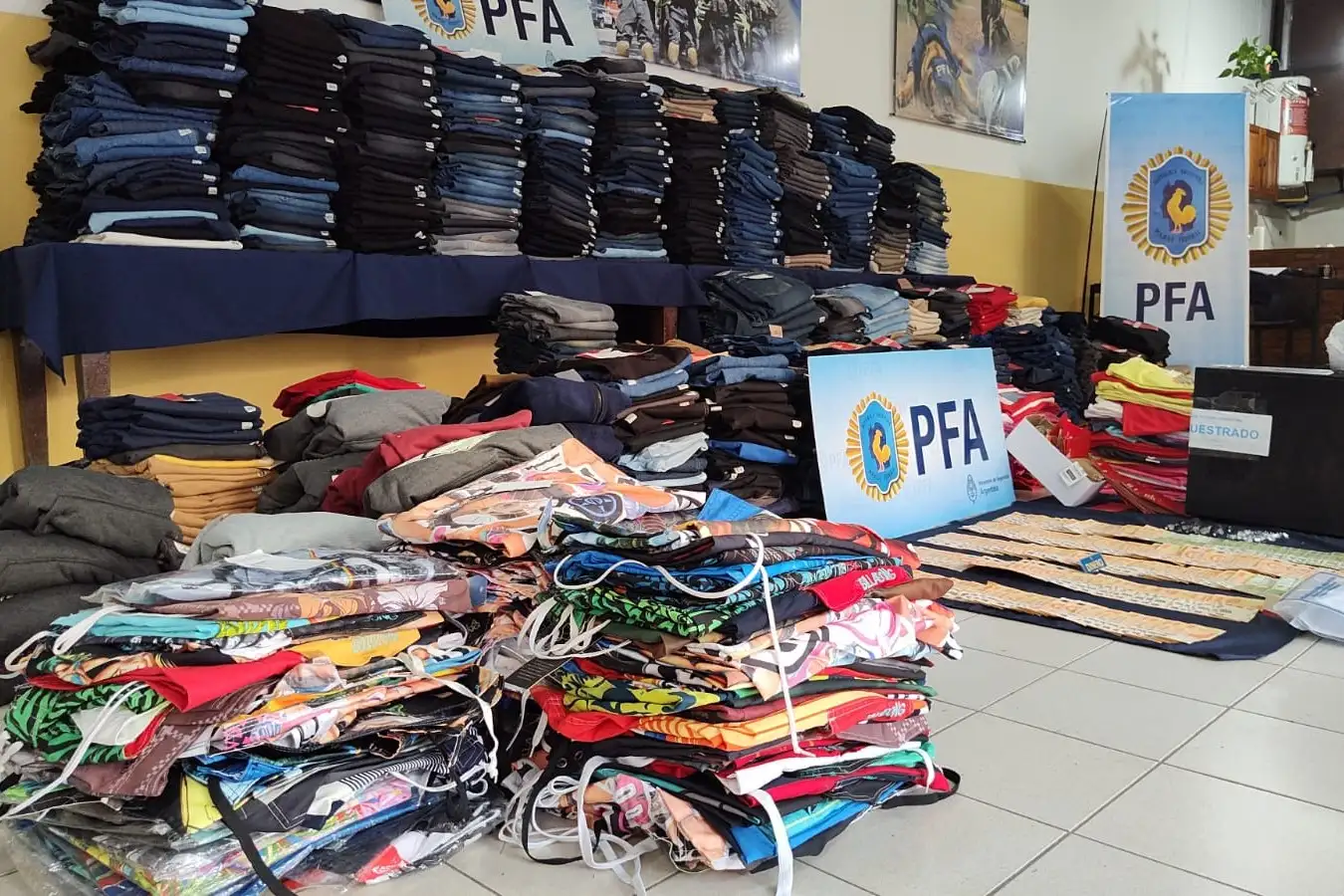 Las prendas estaban valuadas en más de 40 millones de pesos.