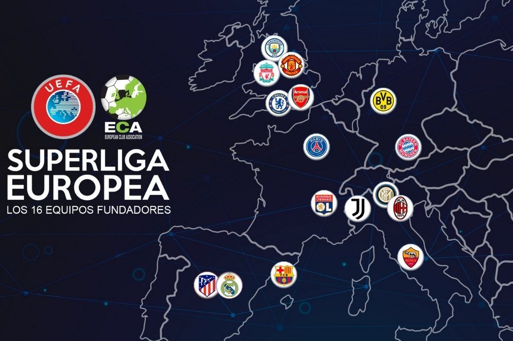 Duras sanciones a los equipos que promovieron la Superliga europea