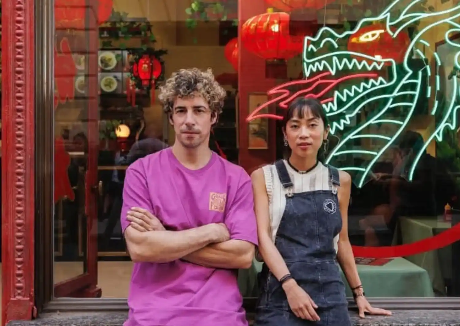 Esteban Lamothe y Débora Kishimoto