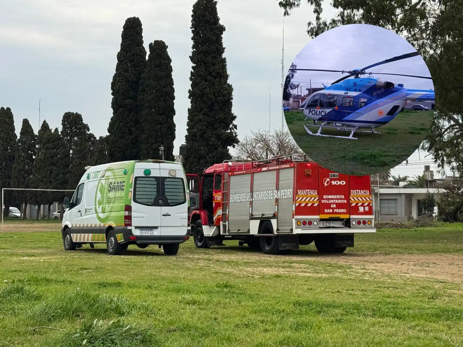 traslado helicóptero sanitario niña accidente ruta 9