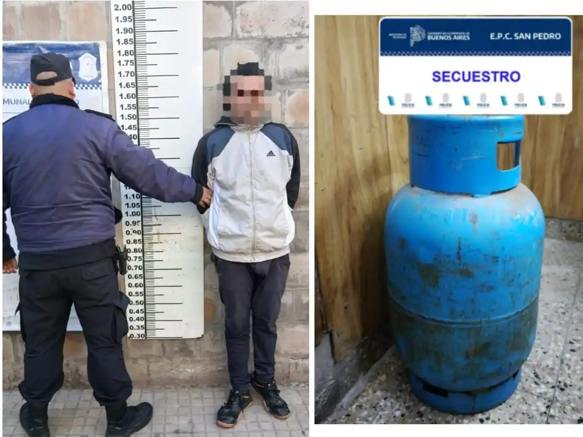 La garrafa su sustraída de la vivienda de un hombre de 71 años.