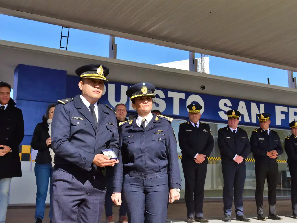 Inauguraron la refuncionalización  del puesto de Policía Caminera   