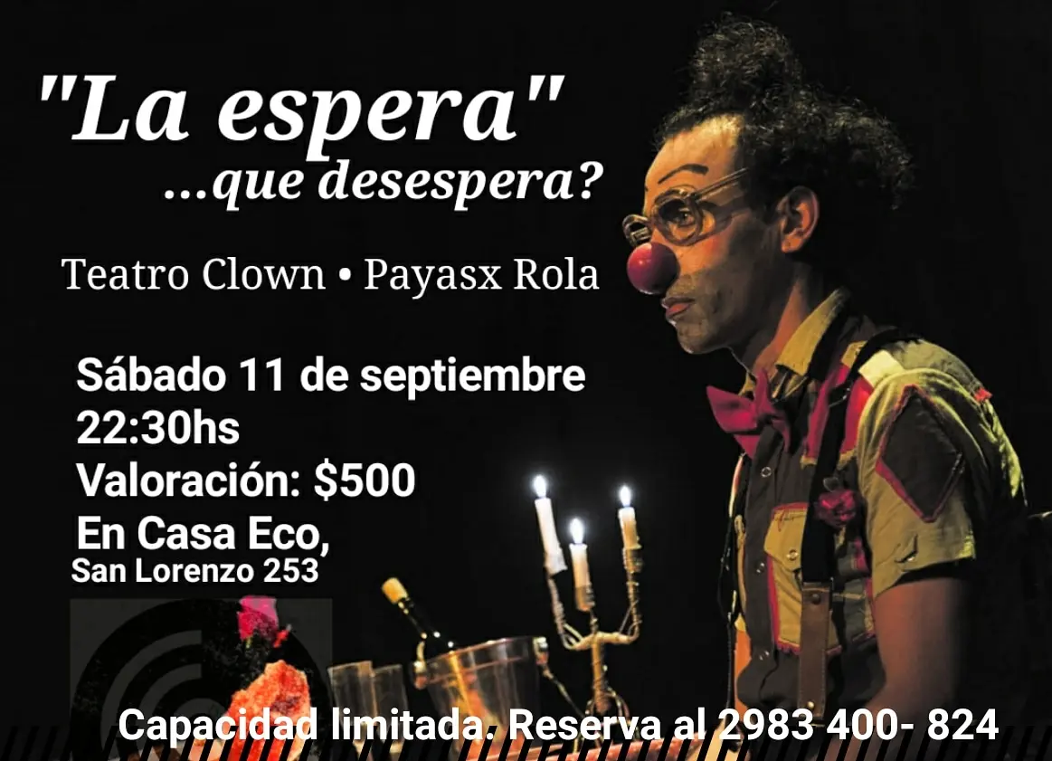 Noche de teatro Clown en Casa Eco
