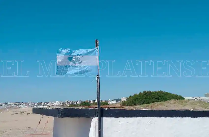 A 40 años de Malvinas: homenaje en todas las playas de Mar del Plata