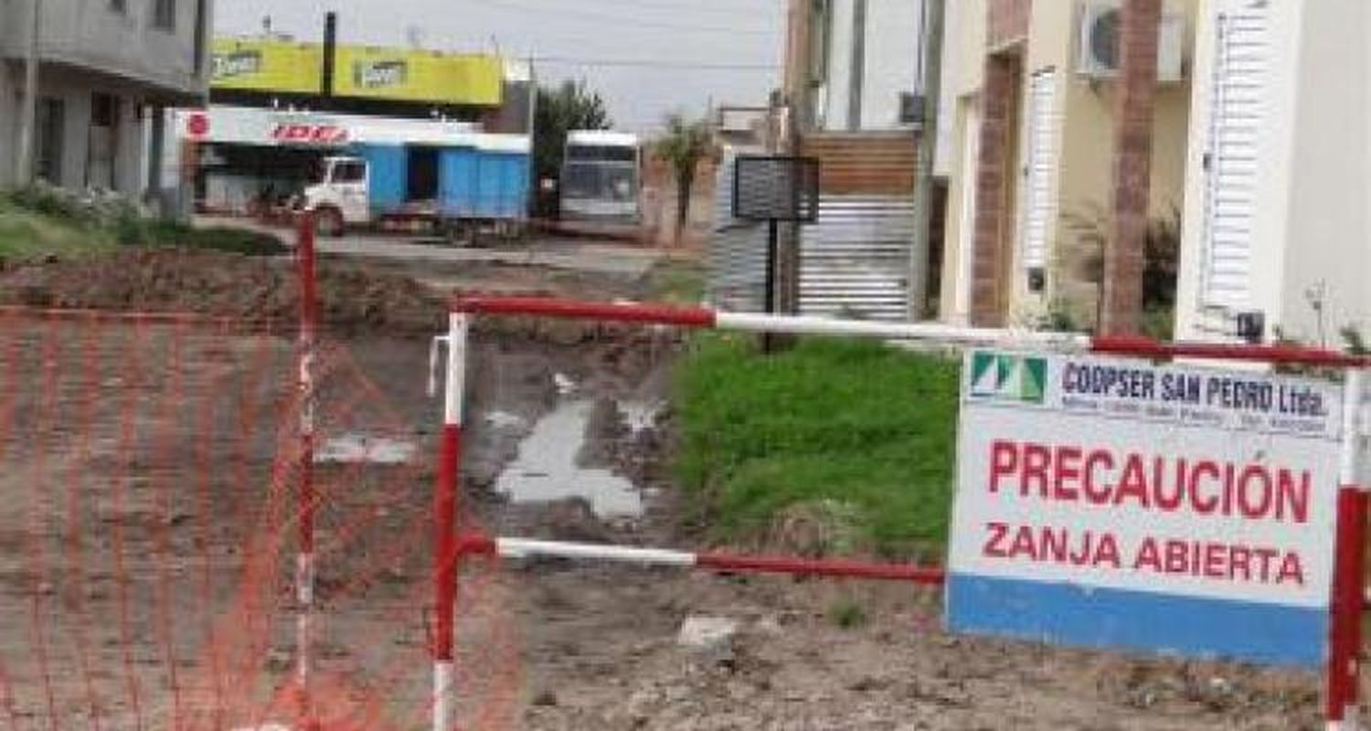 Gas y pavimento, las obras del Fondo Comunitario de Coopser