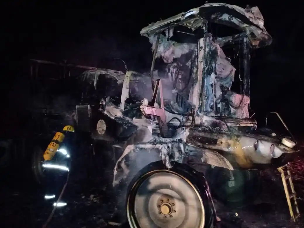 Maggiolo: Se incendió un fumigador y las pérdidas son totales
