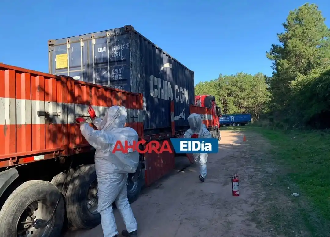 El derrame del líquido contaminante se produjo por la rotura de uno de los tanques contenedores