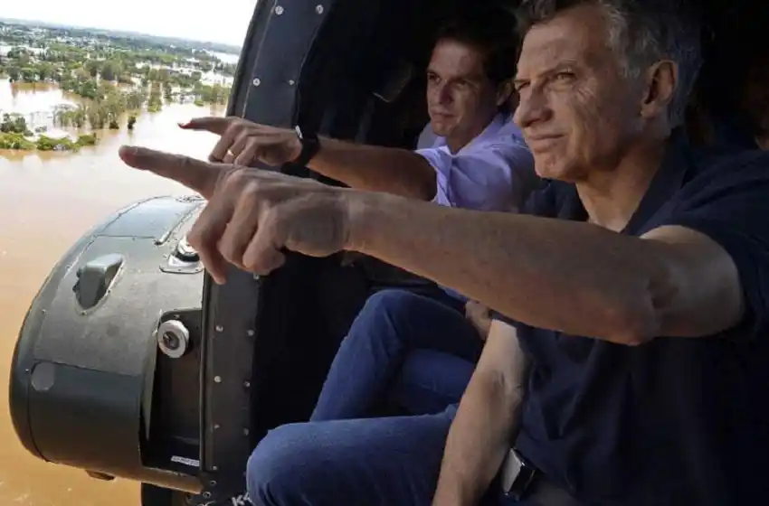 Sorpresiva visita de Mauricio Macri a la provincia de Santa Fe