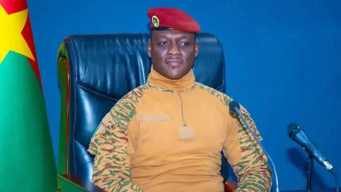 Traoré, presidente de Burkina Faso.