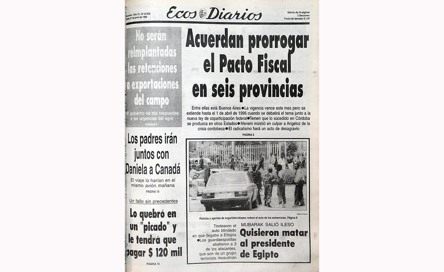 Viernes 27 de junio de 1995