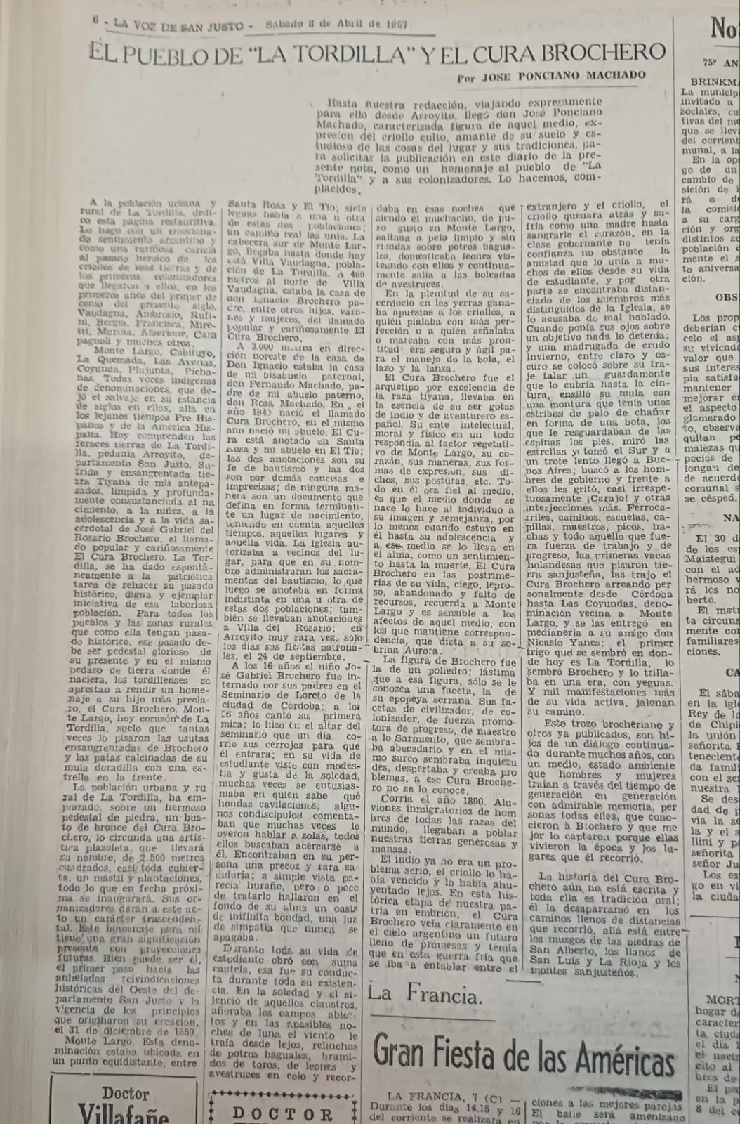 cura brochero la tordilla