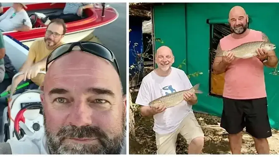 Los hermanos Claudio y Carlos Kovach salieron con otros tres amigos a pescar embarcados a la altura de Hudson.