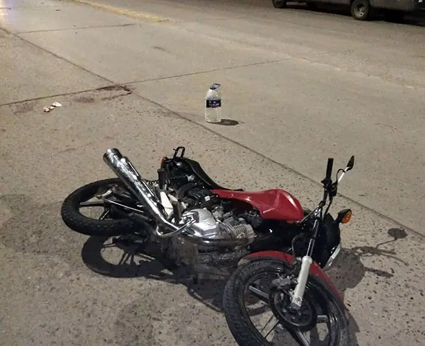 Trasladaron a Cañuelas al motociclista herido