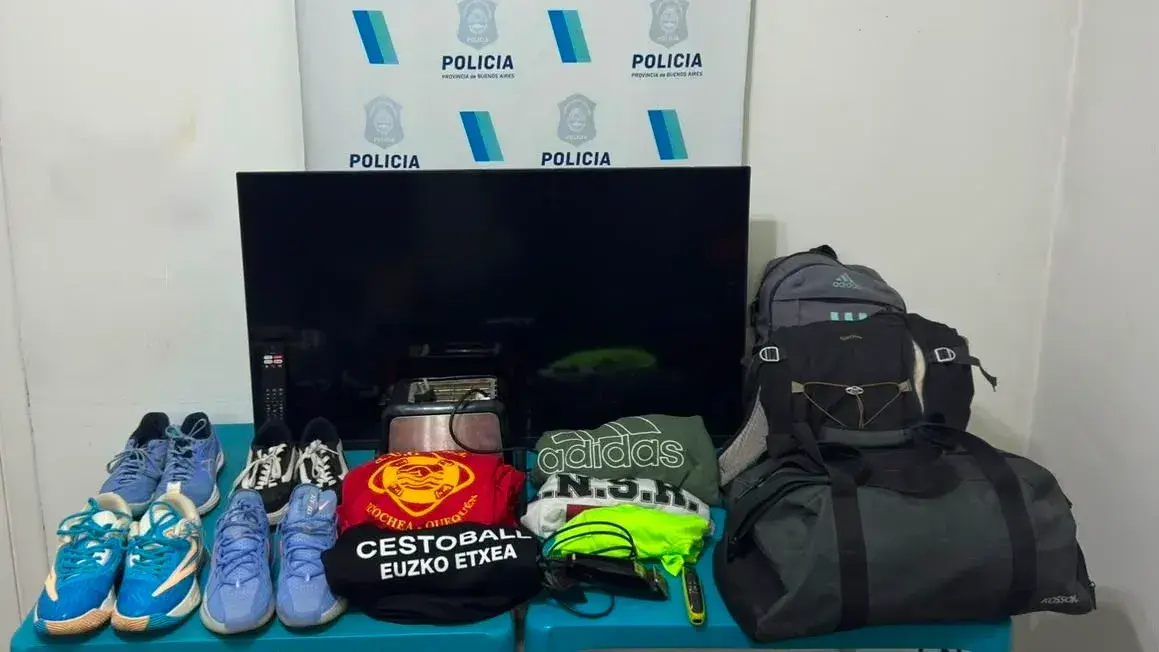 Algunos de los elementos secuestrados