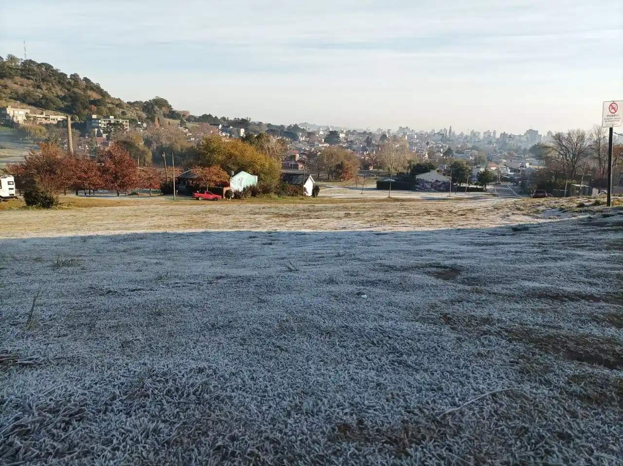 Tandil amaneció siendo la ciudad más fría de la Provincia