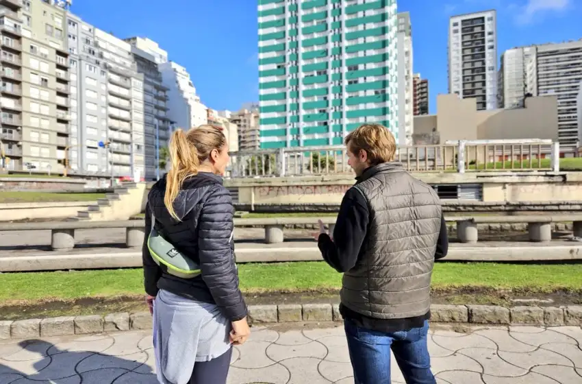 Comenzaron las refacciones de una plazoleta patrimonio histórico de la ciudad