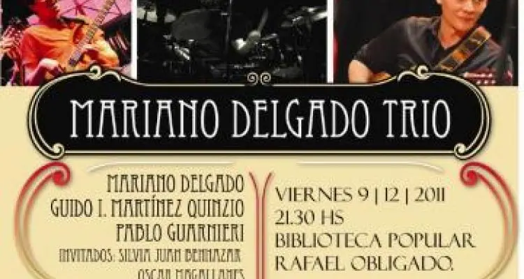 Mariano Delgado y su Trio en la Biblioteca