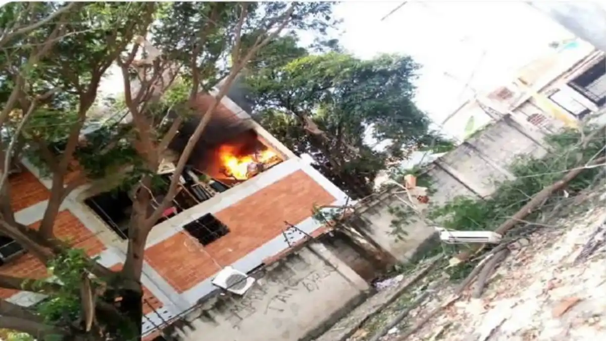 Reportan 6 heridos tras incendio por FUGA DE GAS en Carabobo