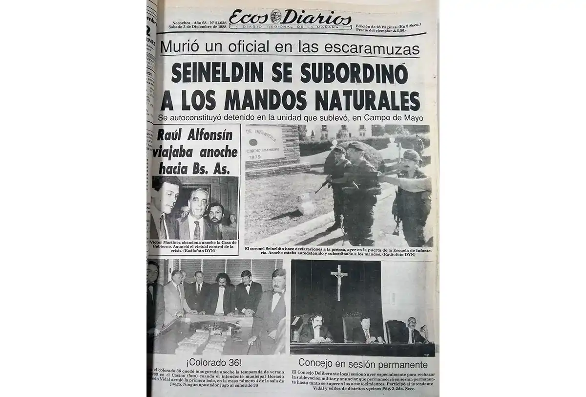 Sábado 3 de diciembre de 1988