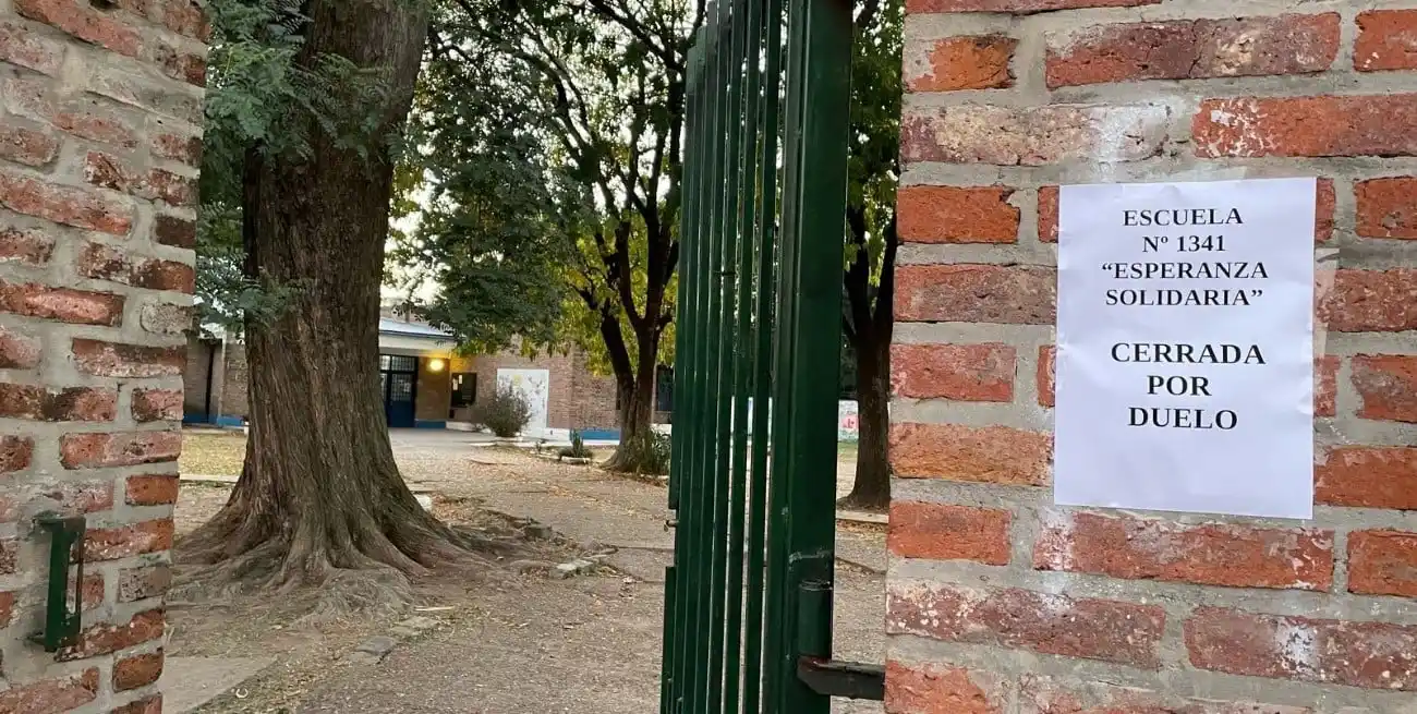 La comunidad de la escuela Esperanza Solidaria vive horas de tristeza. Foto: El Litoral.