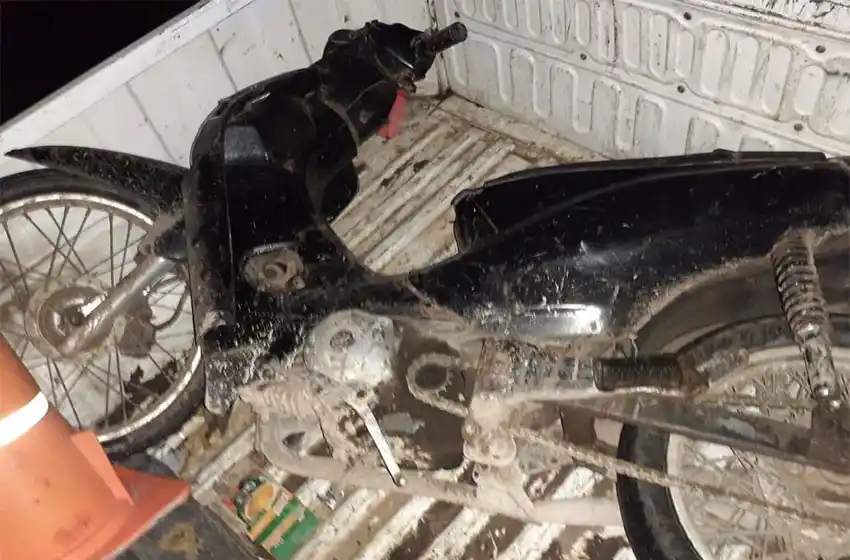 Motociclista circulaba totalmente ebrio y con un menor: fue detenido