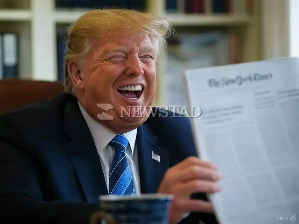 Mentiras. The New York Times, abiertamente enfrentado con Donald Trump.