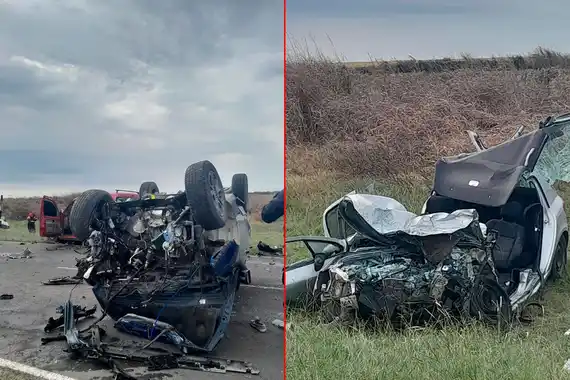 Fatal triple choque en Ruta 11: una mujer perdió la vida y varios resultaron heridos