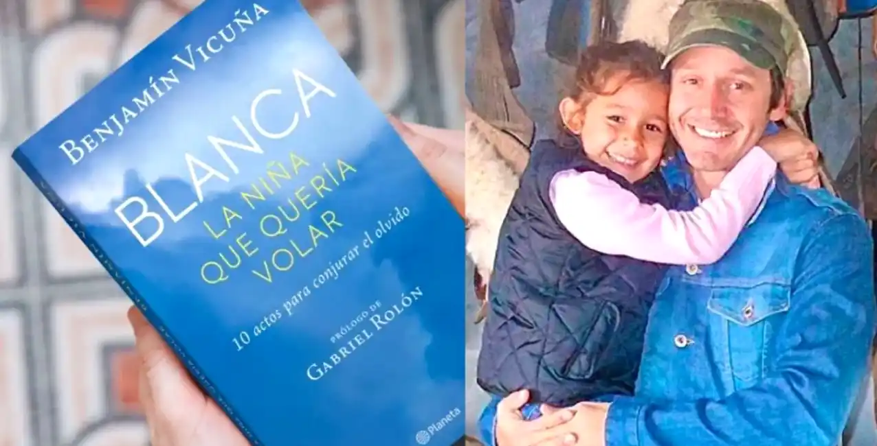 Benjamín Vicuña presentó su nuevo libro dedicado a su hija Blanca
