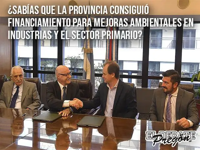 La provincia consigue financiamiento para mejoras ambientales en industrias y el sector primario