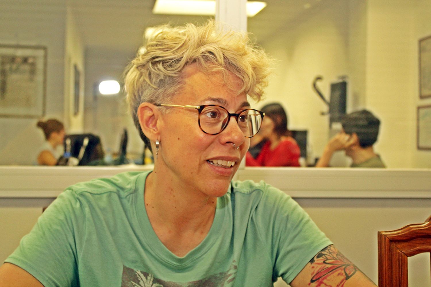 En Ecos Diarios. Sabrina Rouillé, ofreció sus pensamientos sobra la realidad necochense