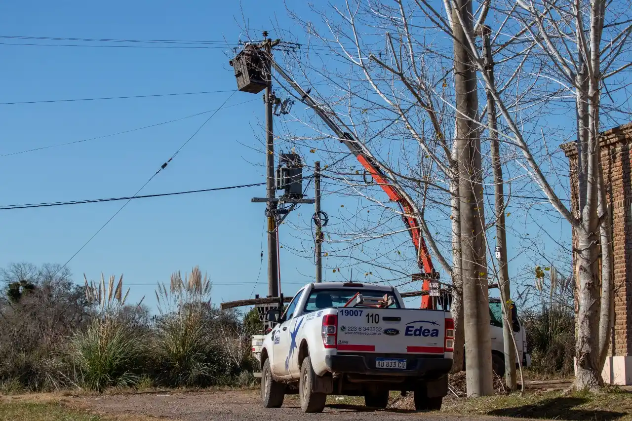 EDEA realiza plan de obras por 25 millones de pesos en distintos barrios de Chascomús