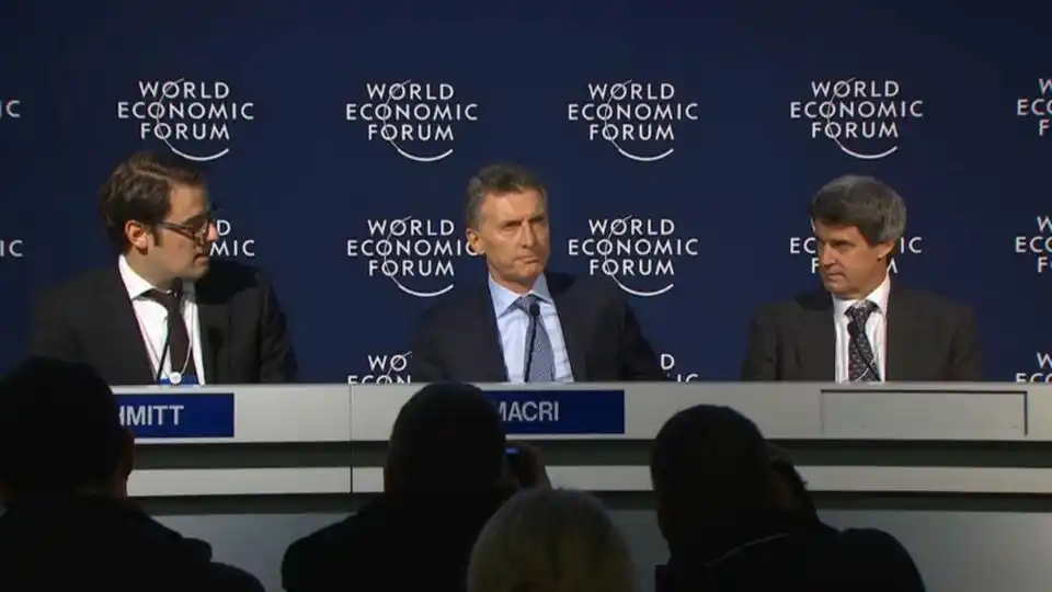 Macri en Davos: "Soy optimista de la relación con Estados Unidos"