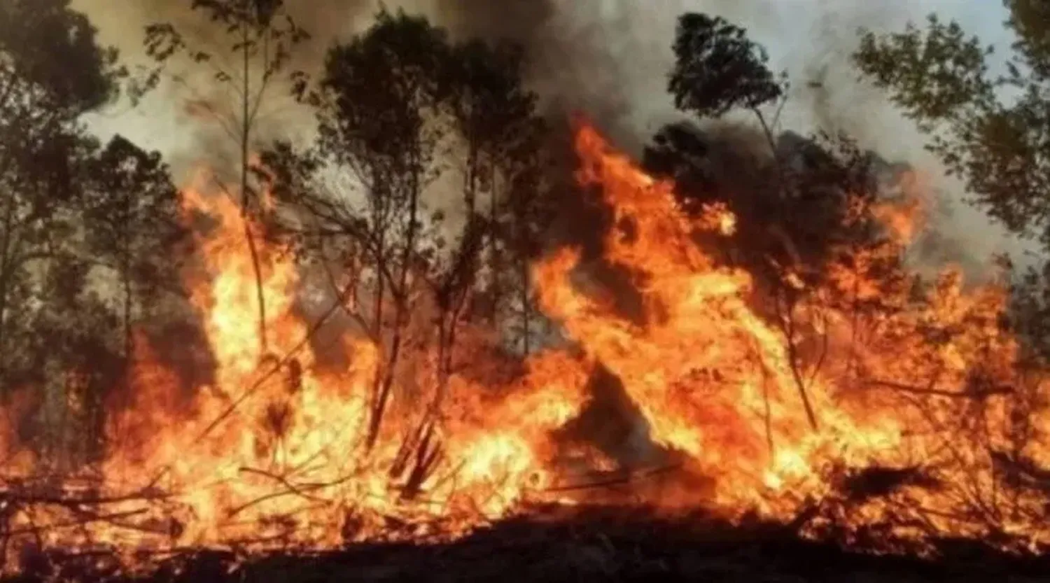 Debieron evacuar un hotel en Corrientes por los incendios