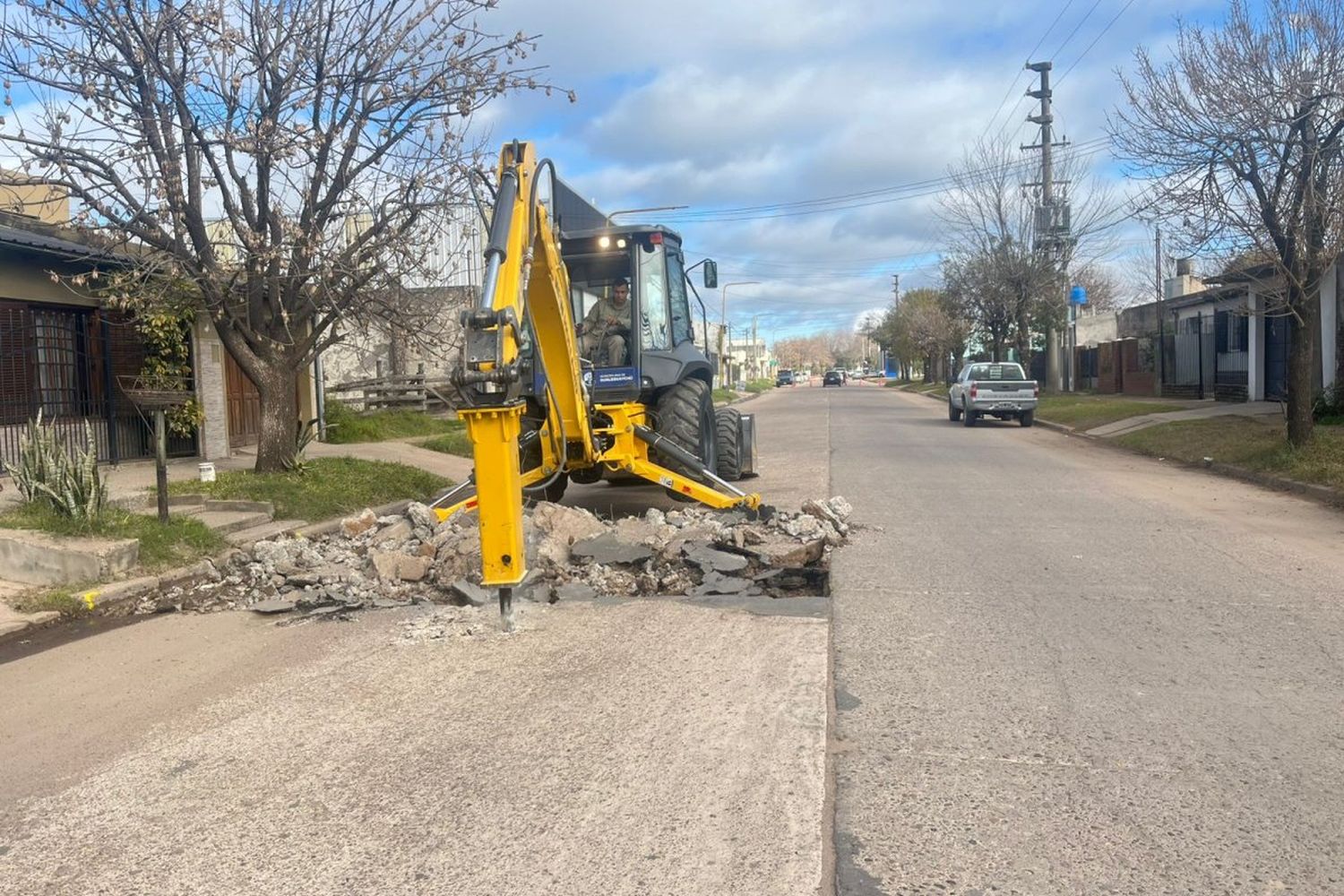 Continúa el plan de bacheo en la ciudad: qué calles estarán cortadas