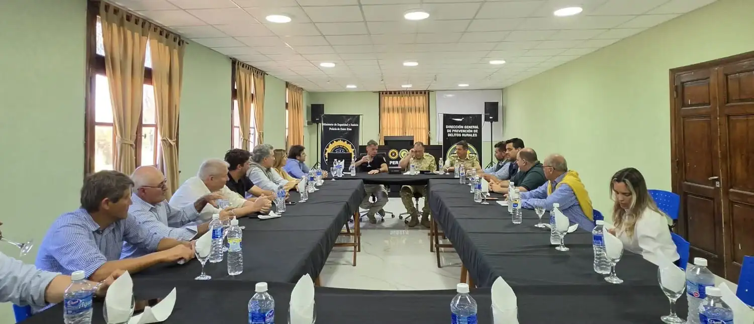 Mesa de Enlace de Entre Ríos y la Policía refuerzan acciones contra el abigeato en La Paz