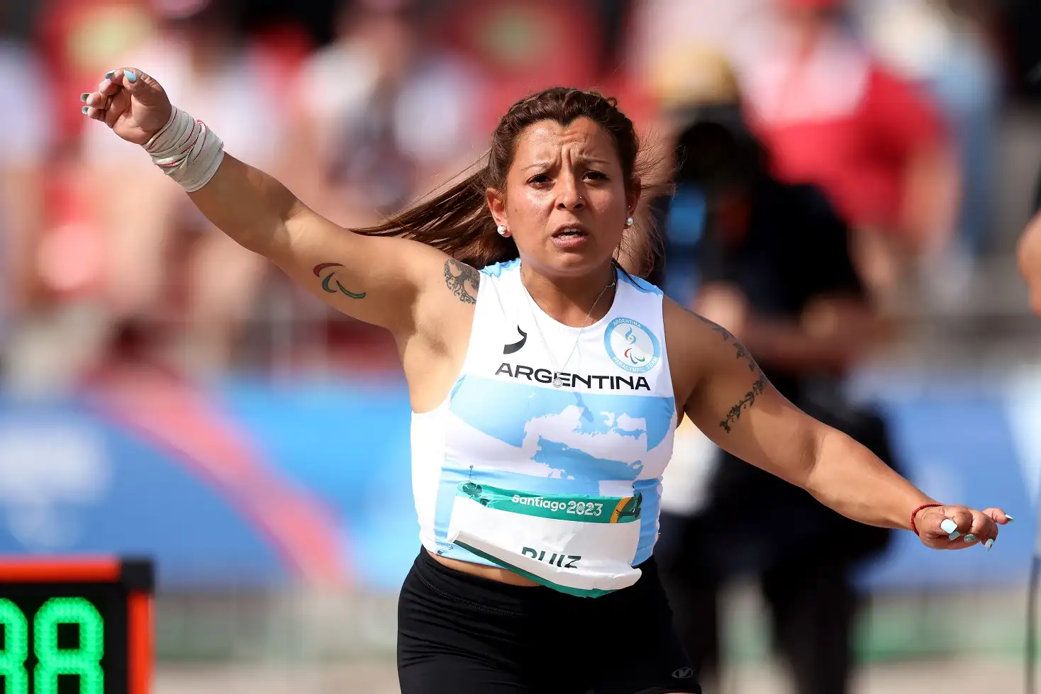 Mirá el lanzamiento que le dio la medalla de Oro a Antonella Ruiz Díaz en Chile