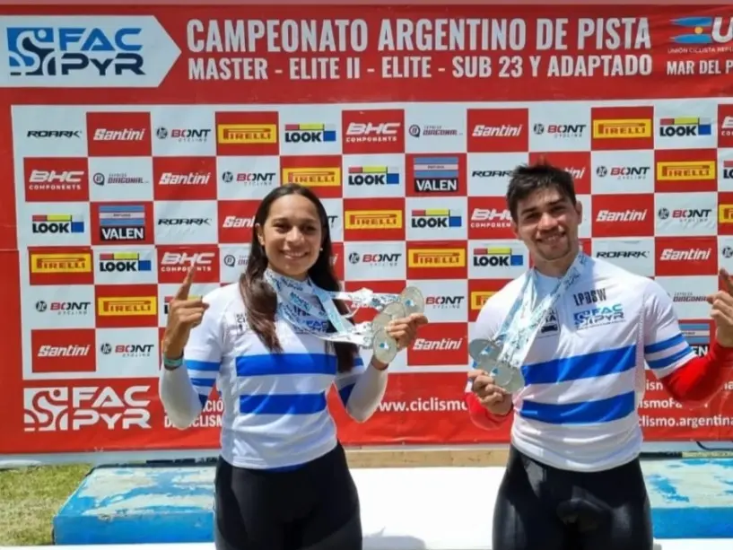 Nati Vera y Lucas Villar, los grandes triunfadores en el Argentino de .Foto:IG nativeraok1