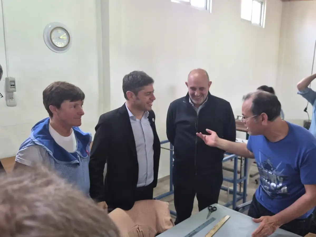 Kicillof y Alexis Guerrera