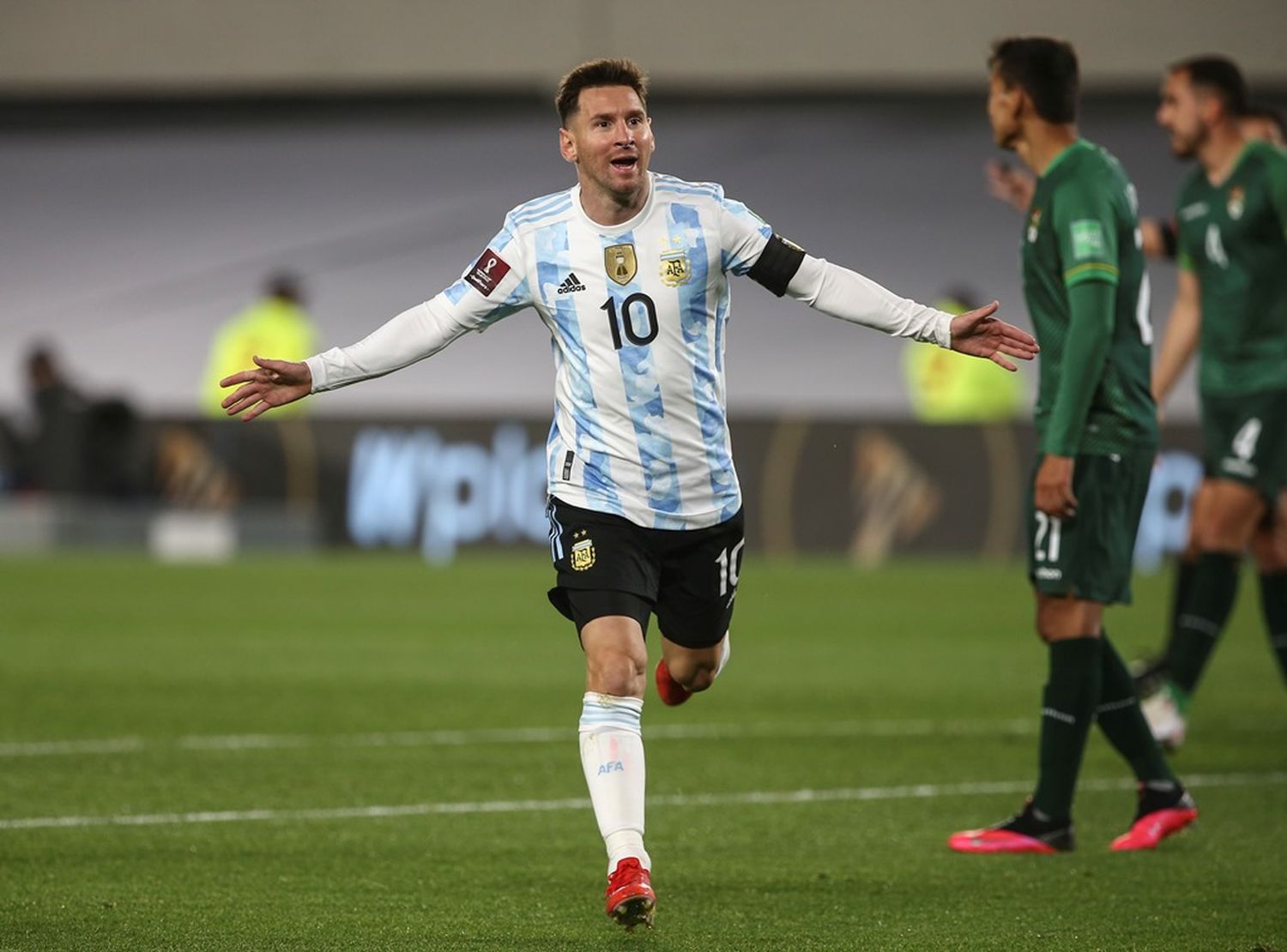 Un Messi brillante le puso el marco ideal al esperado festejo del seleccionado