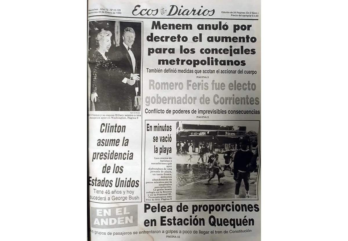 Miércoles 20 de enero de 1993