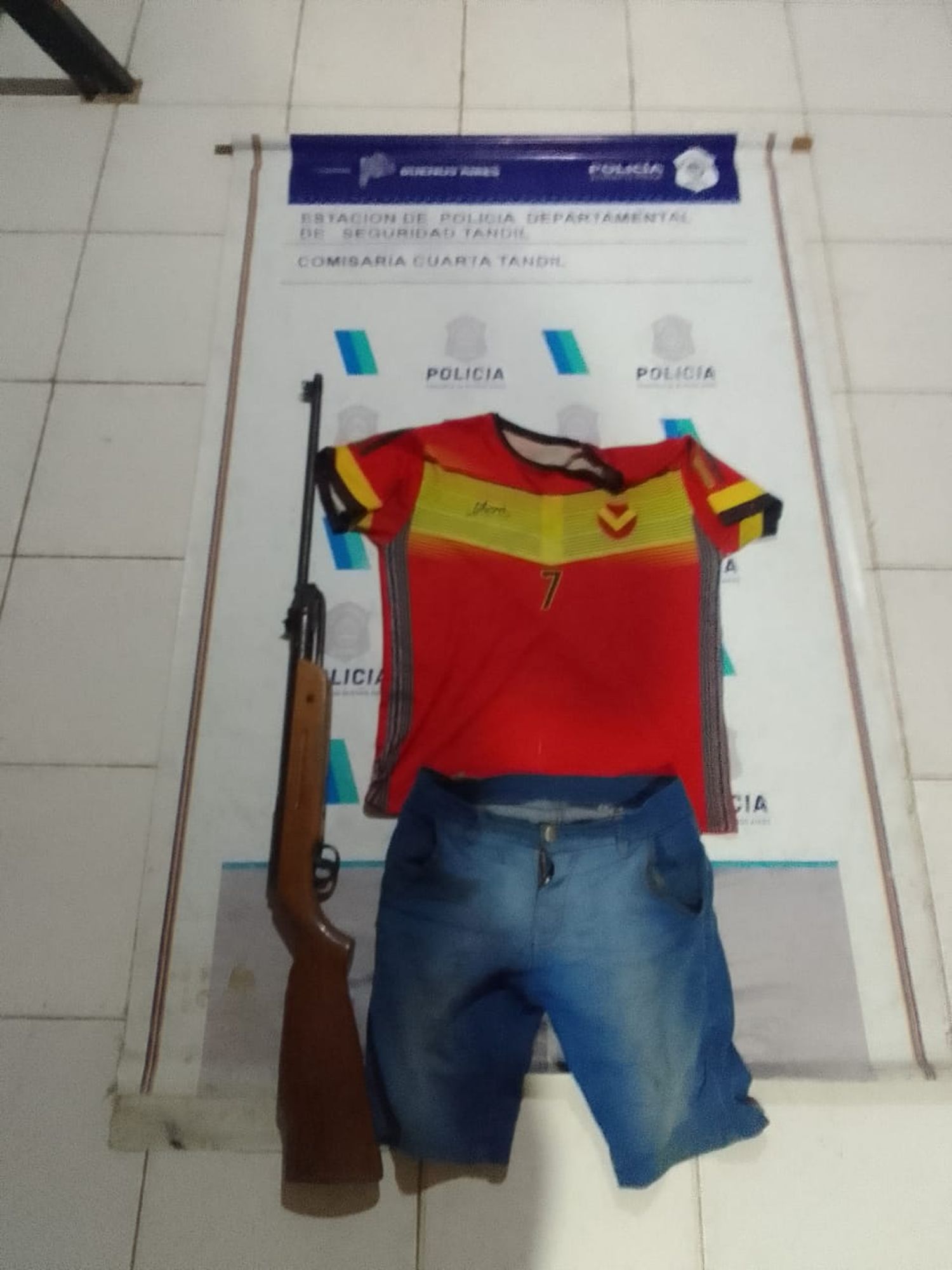 Recuperaron un aire comprimido que habían hurtado en Villa Aguirre