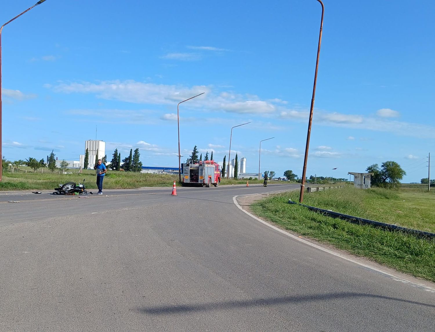 Accidente Vial en el Acceso a General Galarza