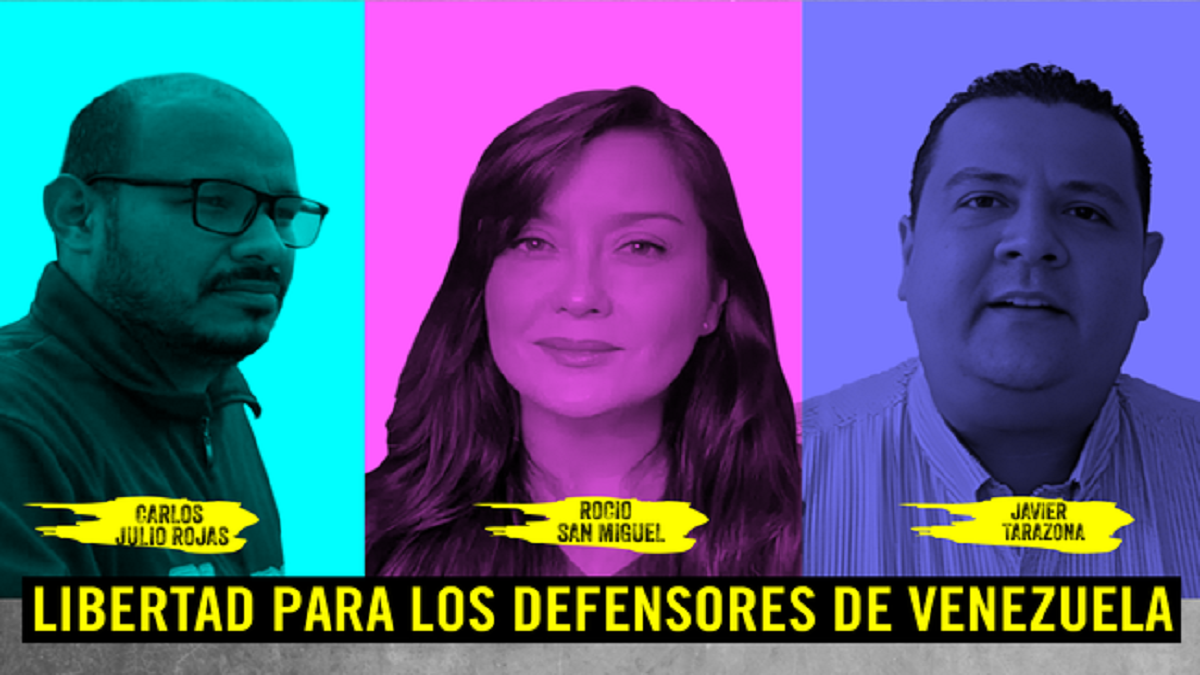 CASOS DE TARAZONA, SAN MIGUEL y ROJAS representan «un patrón represivo» contra defensores de DD. HH. en Venezuela